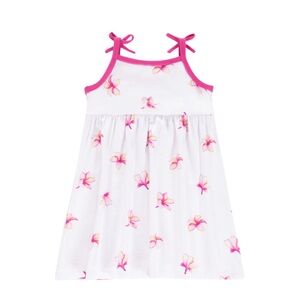 Coco Moon Kids Dress with plumeria